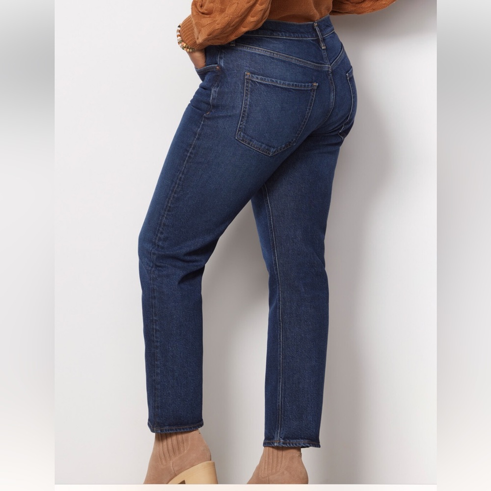 Agolde Riley Long Jean High Rise Straight - Picture 2 of 10